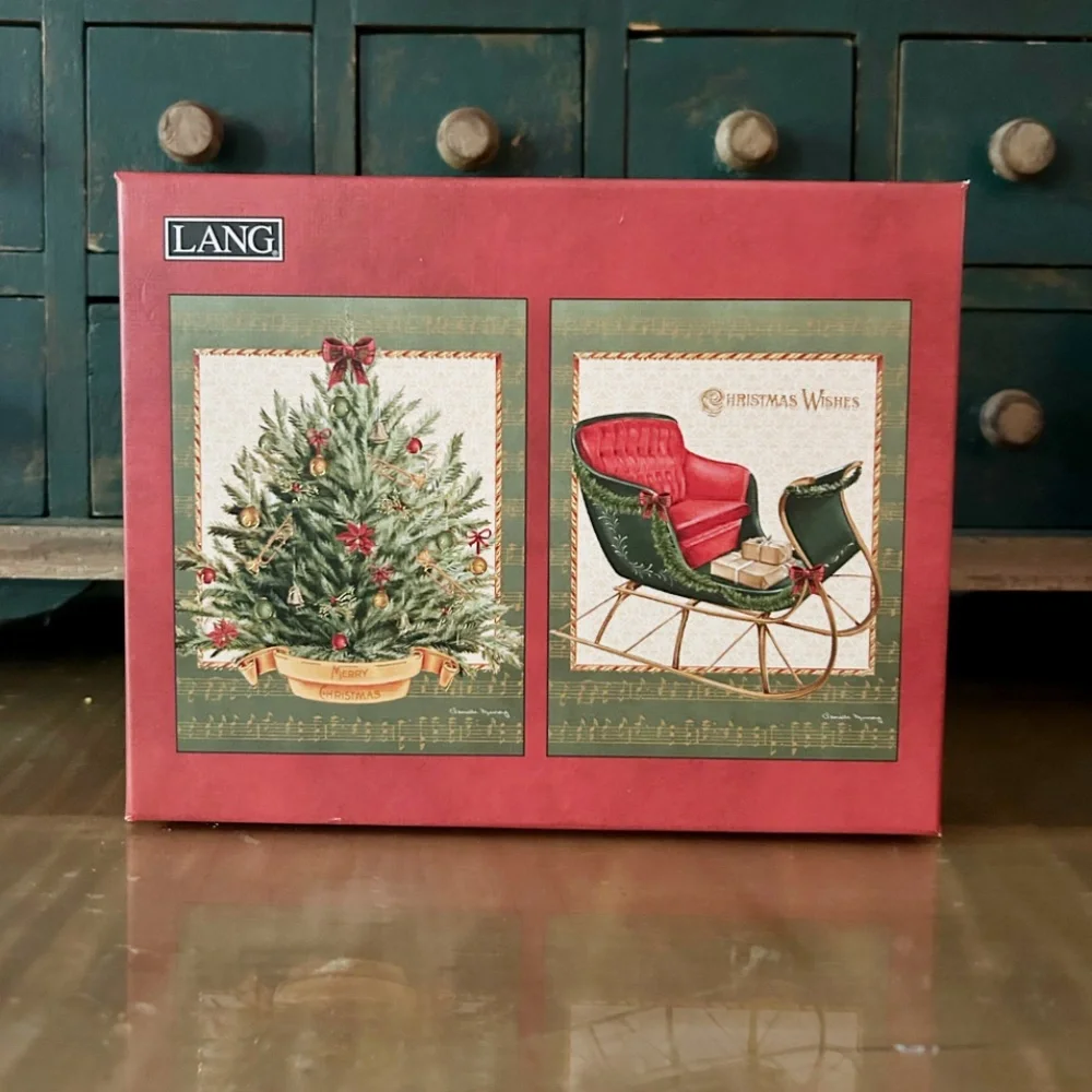 *BRAND NEW 3 boxes of Lang Classic Cheer Boxed Christmas Cards - Picture 8 of 8